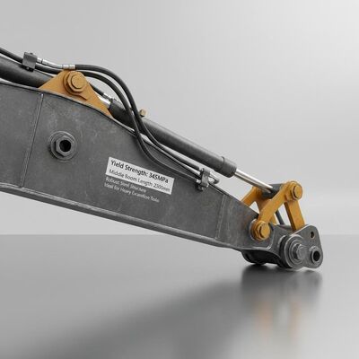 Sức mạnh năng suất 345MPa Cổ tay máy đào cánh tay trung bình Độ dài cột 2300mm Cấu trúc thép chắc chắn lý tưởng cho các nhiệm vụ khai quật nặng