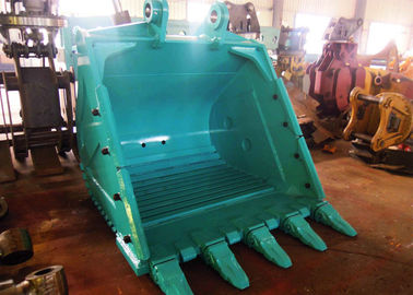 1800kg Excavator Rock Bucket Reinforced Structure With Bucket Tooth Ears