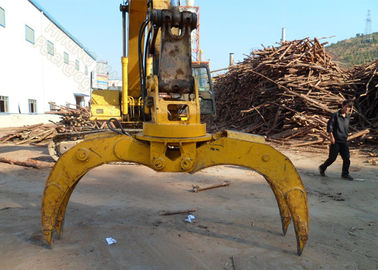 Komatsu PC200 Excavator Demolition Attachments Scrap Material Handling Large Load