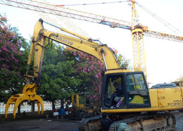 Komatsu PC200 Excavator Demolition Attachments Scrap Material Handling Large Load