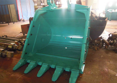 1800kg Excavator Rock Bucket Reinforced Structure With Bucket Tooth Ears