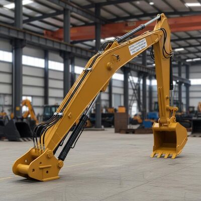 Cánh tay nối dài máy xúc không đối trọng, Tổng chiều dài 16000mm, Phụ kiện thiết bị xây dựng hạng nặng