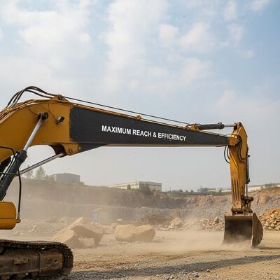 8500mm Boom Length Excavator Boom Arm Được thiết kế để đạt được tầm với tối đa và tăng hiệu quả hoạt động